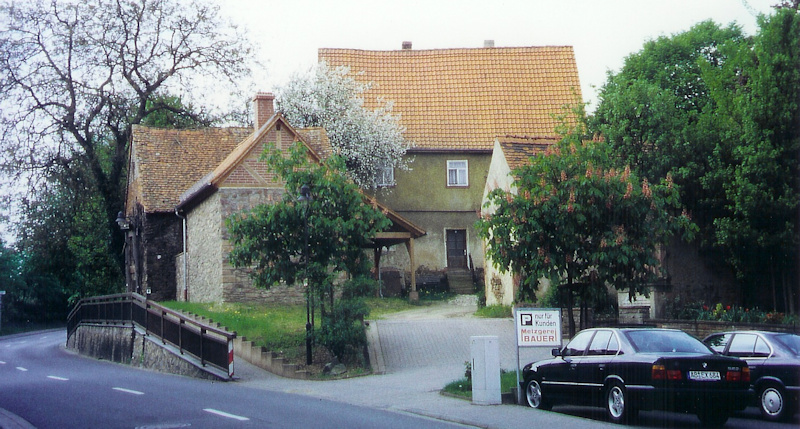 Blick auf den alten Pfarrhof in Johannesberg Hauptstraße 8