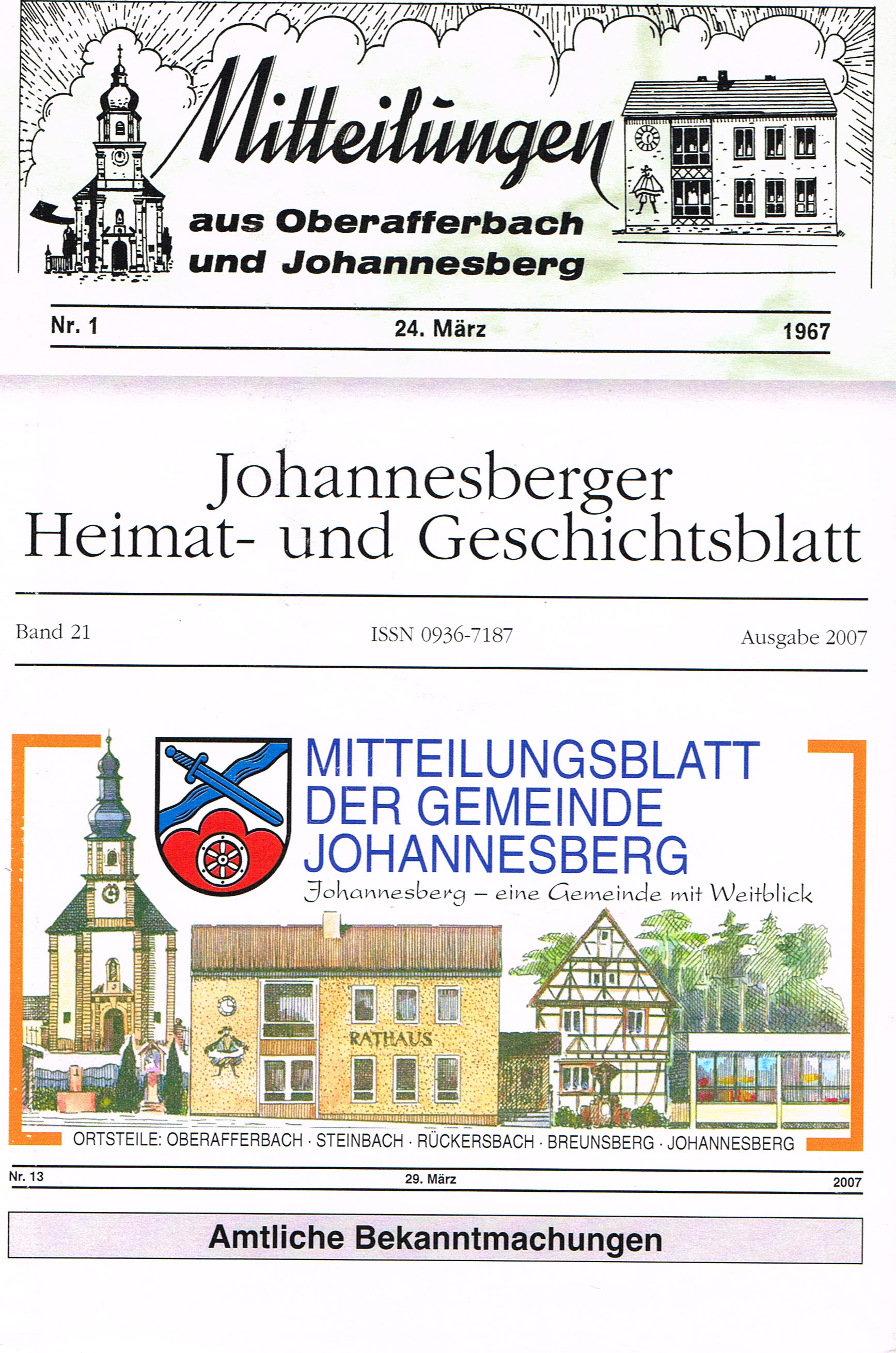 Dieses Bild zeigt das Cover des Jahrbuches 2007