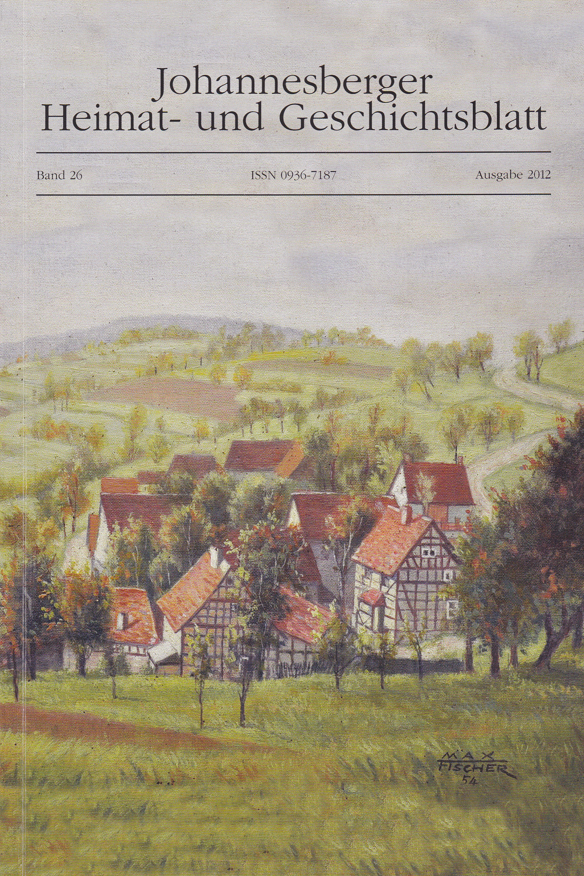 Dieses Bild zeigt das Cover des Jahrbuches 2012